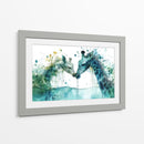 Jirafas en verde - Cecilia Flores | Cuadro decorativo de Canvas Lab