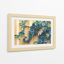 Elefante con flores - Cecilia Flores | Cuadro decorativo de Canvas Lab