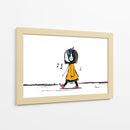 Niña y Música 1 - Cecilia Flores | Cuadro decorativo de Canvas Lab