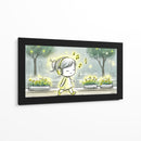 Niña y Música 2 - Cecilia Flores | Cuadro decorativo de Canvas Lab