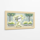 Niña y Música 2 - Cecilia Flores | Cuadro decorativo de Canvas Lab