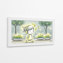 Niña y Música 2 - Cecilia Flores | Cuadro decorativo de Canvas Lab