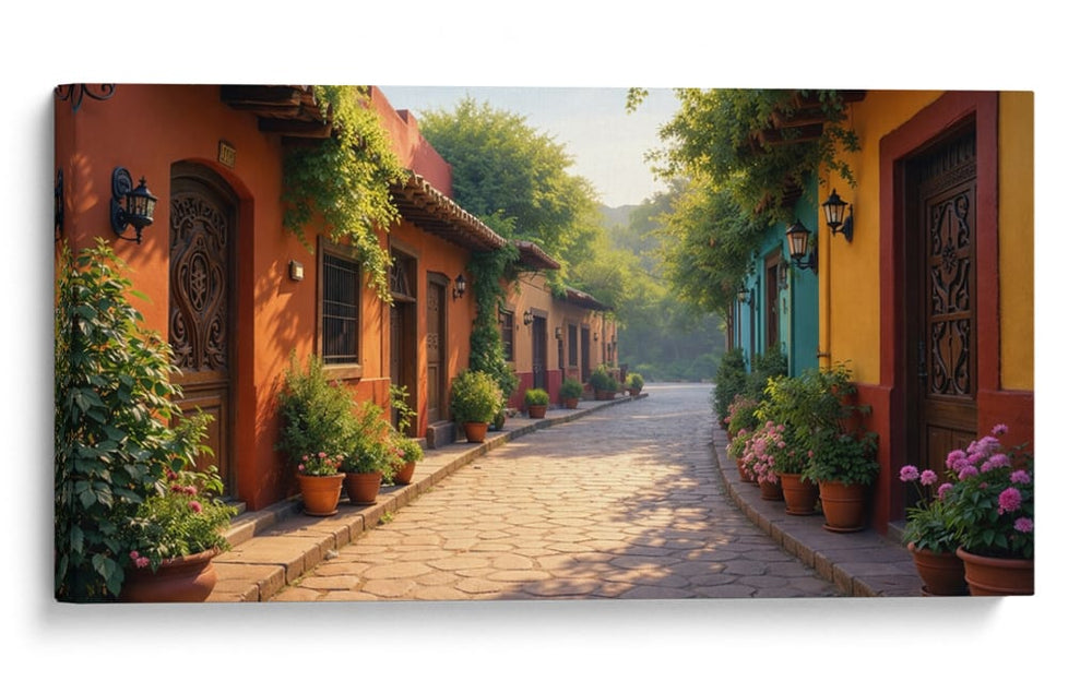 Una Calle Colorida en San Miguel - Toddmann | Cuadro decorativo de Canvas Lab