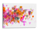 Confeti de corazones - DIEGO D L | Cuadro decorativo de Canvas Lab