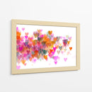 Confeti de corazones - DIEGO D L | Cuadro decorativo de Canvas Lab