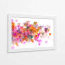 Confeti de corazones - DIEGO D L | Cuadro decorativo de Canvas Lab