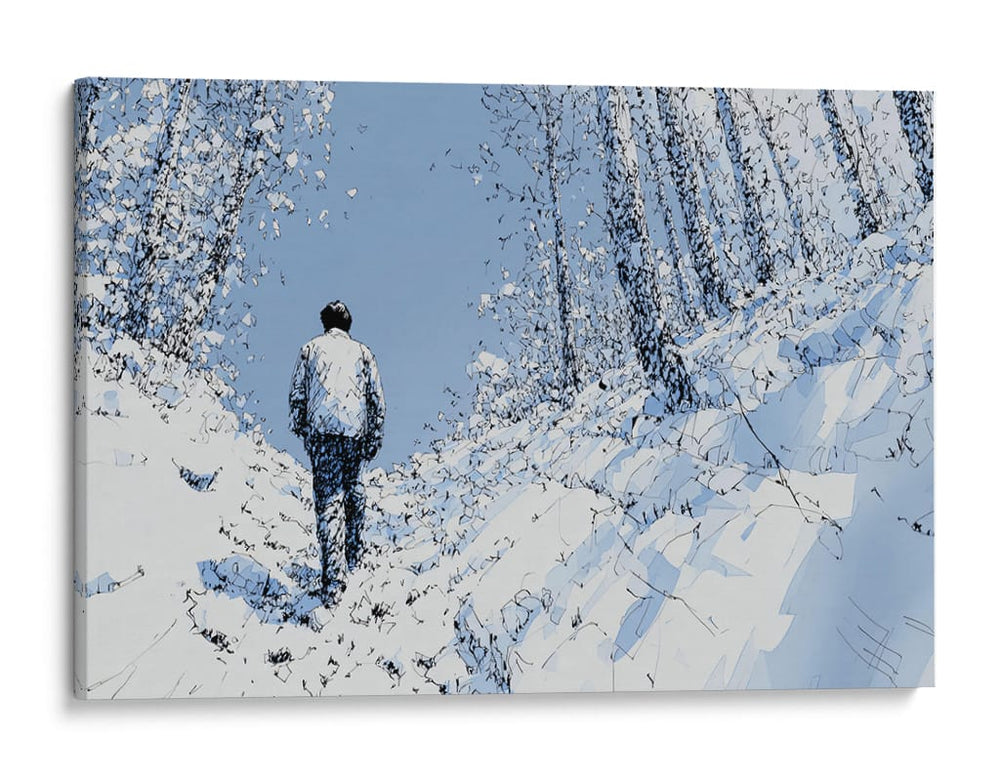 Caminata nevada - DIEGO D L | Cuadro decorativo de Canvas Lab