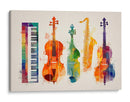 Instrumentos musicales II - DIEGO D L | Cuadro decorativo de Canvas Lab