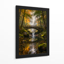 Puente en el bosque - Caperh | Cuadro decorativo de Canvas Lab