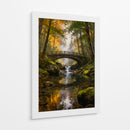 Puente en el bosque - Caperh | Cuadro decorativo de Canvas Lab