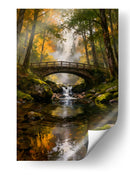 Puente en el bosque - Caperh | Cuadro decorativo de Canvas Lab
