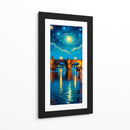 Puente en la noche II - Caperh | Cuadro decorativo de Canvas Lab