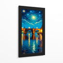 Puente en la noche II - Caperh | Cuadro decorativo de Canvas Lab