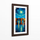 Puente en la noche II - Caperh | Cuadro decorativo de Canvas Lab