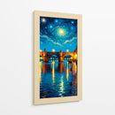 Puente en la noche II - Caperh | Cuadro decorativo de Canvas Lab