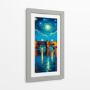 Puente en la noche II - Caperh | Cuadro decorativo de Canvas Lab