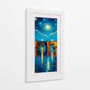 Puente en la noche II - Caperh | Cuadro decorativo de Canvas Lab