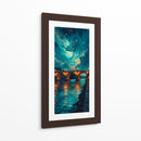 Puente en la noche III - Caperh | Cuadro decorativo de Canvas Lab