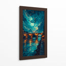 Puente en la noche III - Caperh | Cuadro decorativo de Canvas Lab