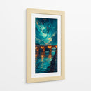 Puente en la noche III - Caperh | Cuadro decorativo de Canvas Lab
