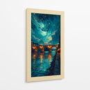 Puente en la noche III - Caperh | Cuadro decorativo de Canvas Lab