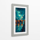 Puente en la noche III - Caperh | Cuadro decorativo de Canvas Lab
