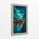 Puente en la noche III - Caperh | Cuadro decorativo de Canvas Lab
