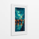 Puente en la noche III - Caperh | Cuadro decorativo de Canvas Lab
