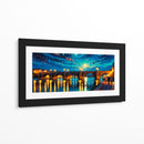 Puente en la noche - Caperh | Cuadro decorativo de Canvas Lab