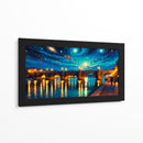 Puente en la noche - Caperh | Cuadro decorativo de Canvas Lab