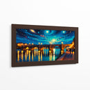 Puente en la noche - Caperh | Cuadro decorativo de Canvas Lab