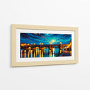 Puente en la noche - Caperh | Cuadro decorativo de Canvas Lab