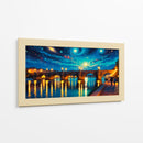 Puente en la noche - Caperh | Cuadro decorativo de Canvas Lab