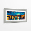 Puente en la noche - Caperh | Cuadro decorativo de Canvas Lab