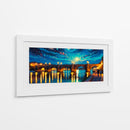 Puente en la noche - Caperh | Cuadro decorativo de Canvas Lab