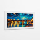Puente en la noche - Caperh | Cuadro decorativo de Canvas Lab