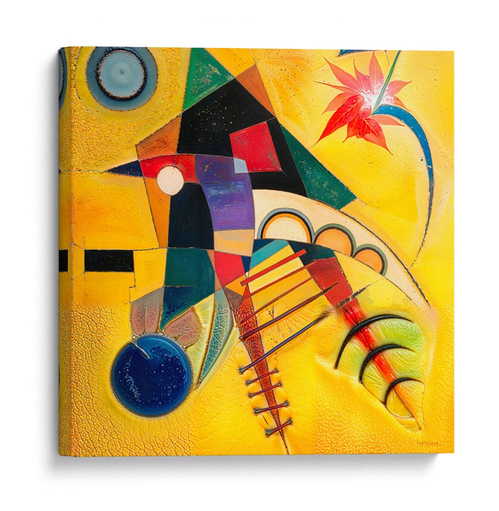 Punto blanco - variación pictórica  - Caperh | Cuadro decorativo de Canvas Lab