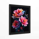 Ramo de flores sobre negro II - Caperh | Cuadro decorativo de Canvas Lab