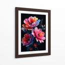 Ramo de flores sobre negro II - Caperh | Cuadro decorativo de Canvas Lab