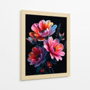 Ramo de flores sobre negro II - Caperh | Cuadro decorativo de Canvas Lab