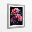 Ramo de flores sobre negro II - Caperh | Cuadro decorativo de Canvas Lab