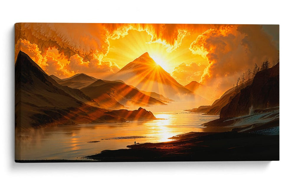 Reflejos de oro - Caperh | Cuadro decorativo de Canvas Lab