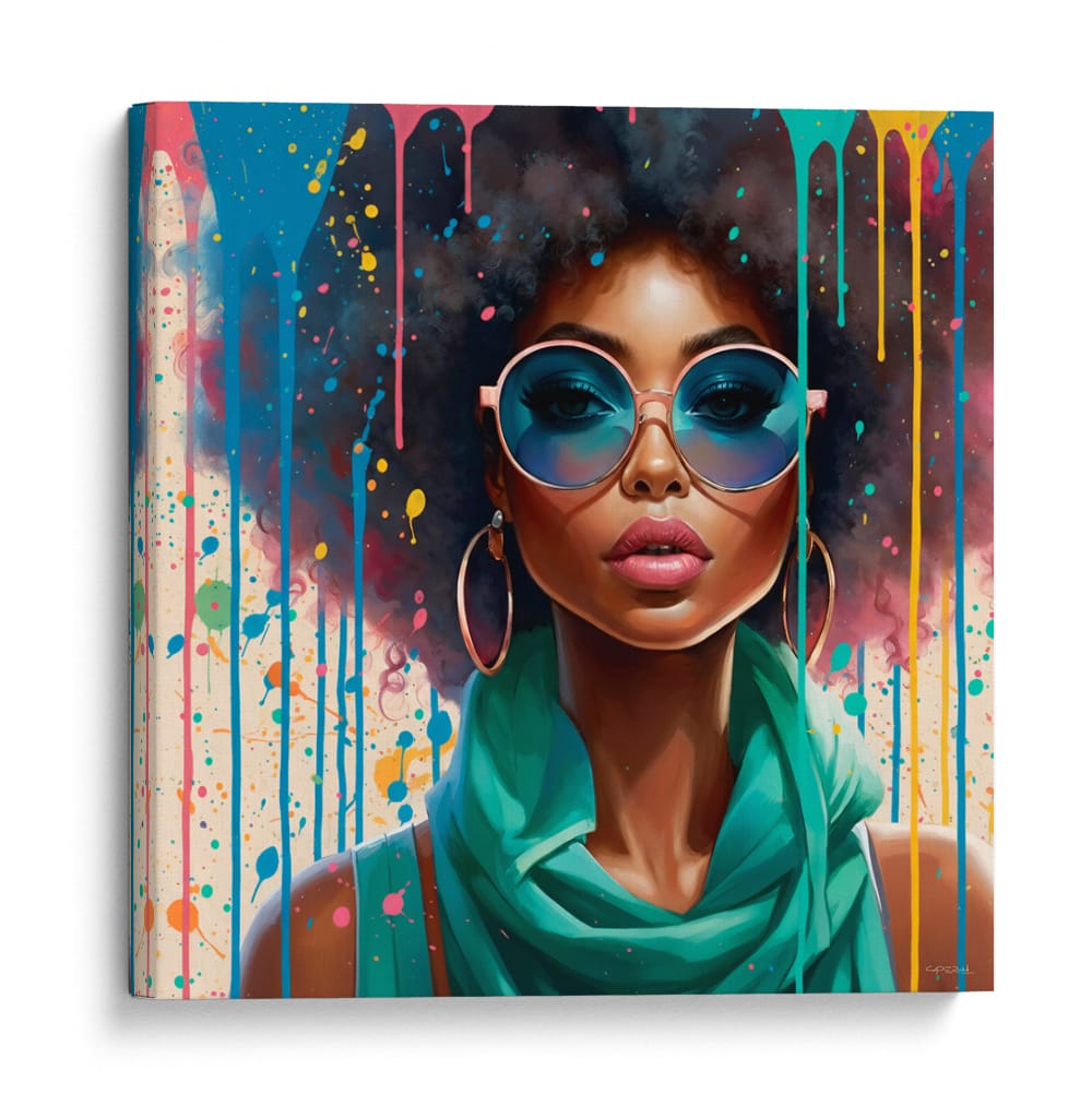 Retrato Pop-Art - Caperh | Cuadro decorativo de Canvas Lab