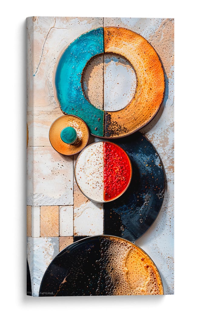 Rosquillas con café - Caperh | Cuadro decorativo de Canvas Lab