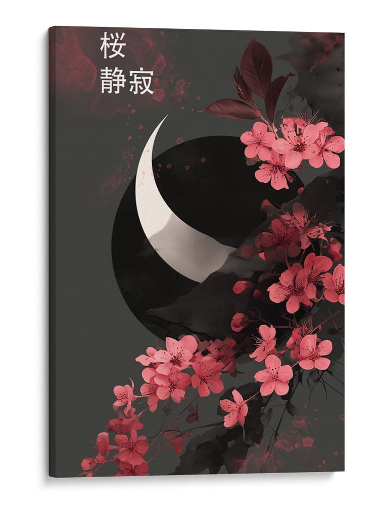 Floración Lunar - Puffy Design | Cuadro decorativo de Canvas Lab