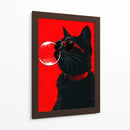 Gato Rebelde - Puffy Design | Cuadro decorativo de Canvas Lab