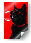 Gato Rebelde - Puffy Design | Cuadro decorativo de Canvas Lab