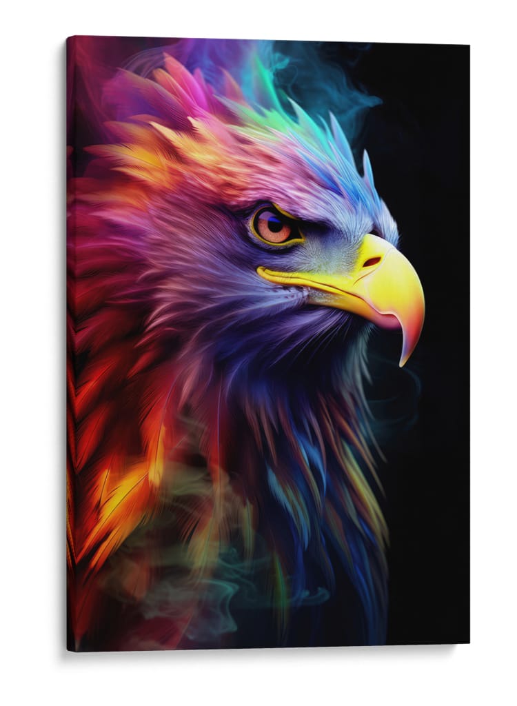 Águila Galáctica - Puffy Design | Cuadro decorativo de Canvas Lab