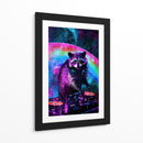 Mapache Estelar - Puffy Design | Cuadro decorativo de Canvas Lab