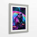 Mapache Estelar - Puffy Design | Cuadro decorativo de Canvas Lab
